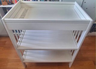 Cambiador blanco para bebé