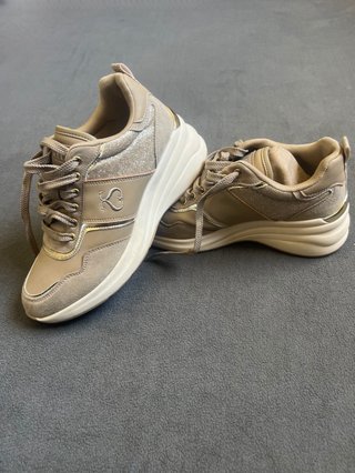 Scarpe Solo Beige e Oro