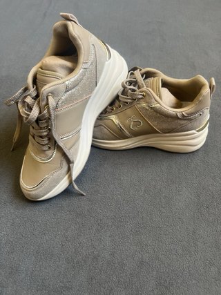 Scarpe Solo Beige e Oro