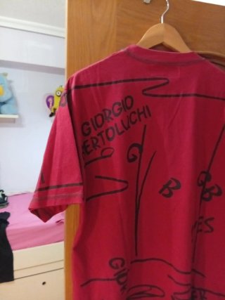 Camiseta Giorgio Bertoluchi Talla L Roja