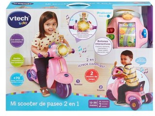 Moto correpasillos VTech rosa