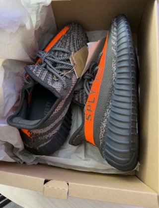 Adidas Yeezy Boost 350 V2 Gris Naranja