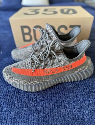 Adidas Yeezy Boost 350 V2 Gris Naranja