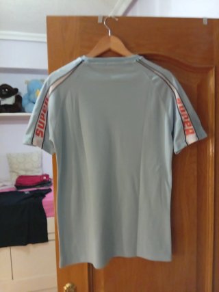 Camiseta Hombre Talla L Azul