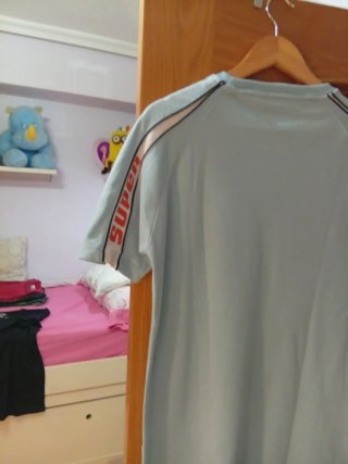 Camiseta Hombre Talla L Azul