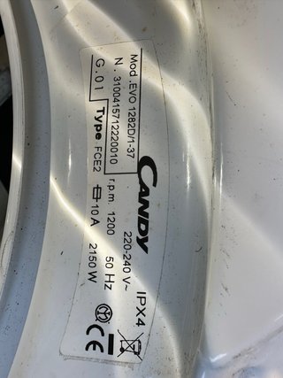 Panel Lavadora Candy Grand Evo 8kg 1200rpm