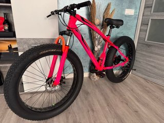 Bicicleta Fat Bike Rosa 26 pulgadas