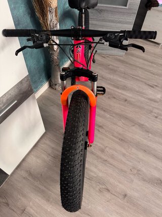 Bicicleta Fat Bike Rosa 26 pulgadas