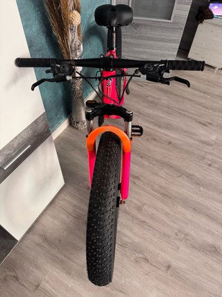 Bicicleta Fat Bike Rosa 26 pulgadas