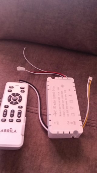Receptor y Mando Ventilador Techo Abrila