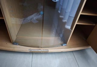 Mesa de centro madera y cristal