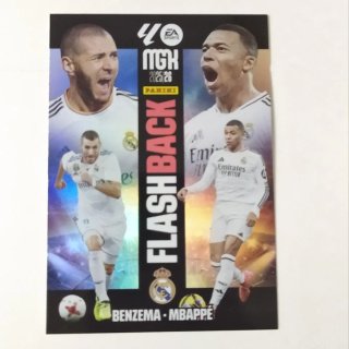 Cromos Panini Flashback Benzema Mbappé