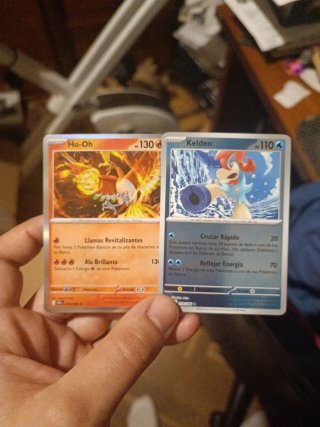 Ho-Oh y Keldeo Pokémon TCG Cartas