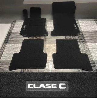 + Mercedes Clase C W204 Alfombrillas a medida