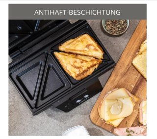 Krups FDK451 Sandwichera 850W