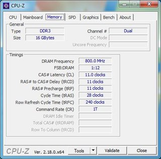 TeamGroup Kit 16GB (2x8GB) 1600MHz RAM