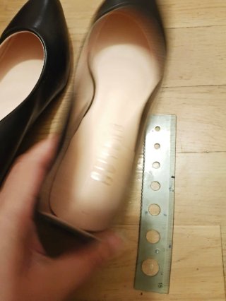 Scarpe con tacco nere 38