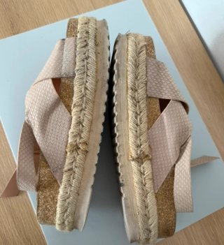Sandalias Mustang Beige Talla 37