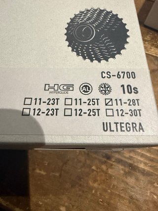 Cassette Shimano Ultegra 10v CS-6700
