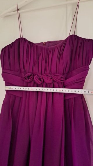 Vestido de fiesta largo morado