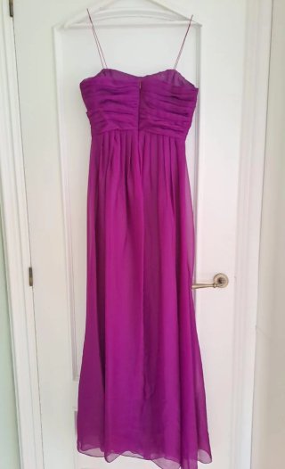 Vestido de fiesta largo morado