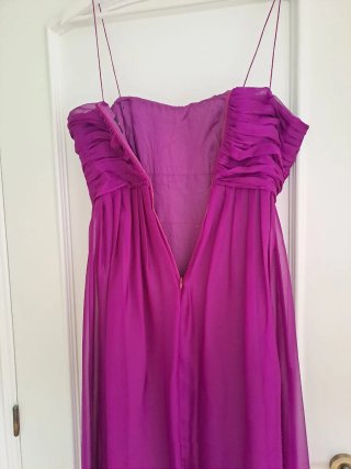 Vestido de fiesta largo morado