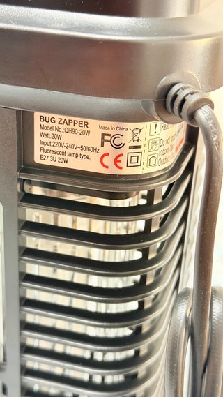 Lampara Antimosquitos 20W Electrica Mata Mosquito