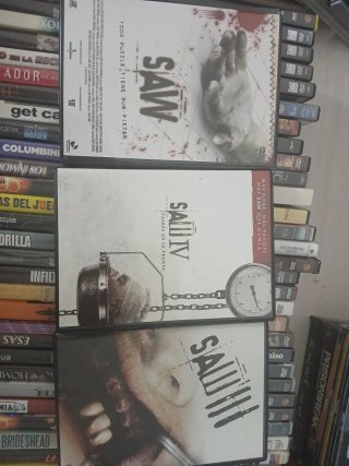 Pack 3 Películas Saw DVD Español
