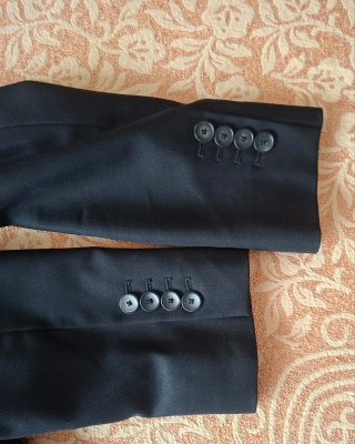 Americana Massimo Dutti Talla 40 Negra