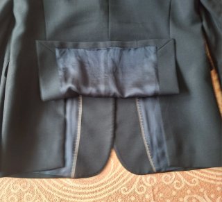 Americana Massimo Dutti Talla 40 Negra