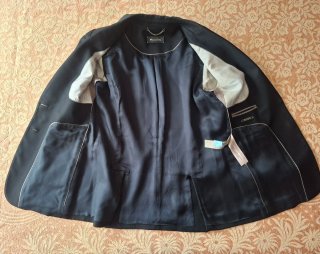 Americana Massimo Dutti Talla 40 Negra