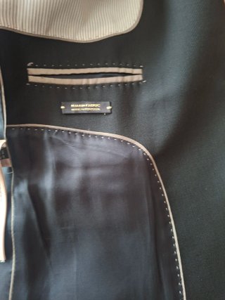 Americana Massimo Dutti Talla 40 Negra