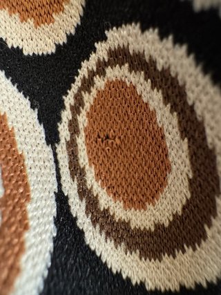 Blazer monopetto stampa retro