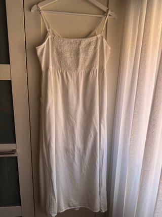 Vestido blanco tirantes Bisou's Project