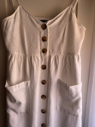 Vestido blanco tirantes Bisou's Project