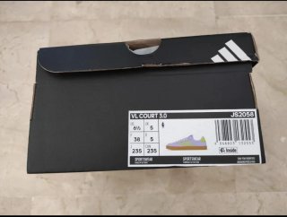 Zapatillas Adidas VL Court 3.0 Morado/Amarillo