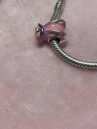 Charm Angel Disney Rosa