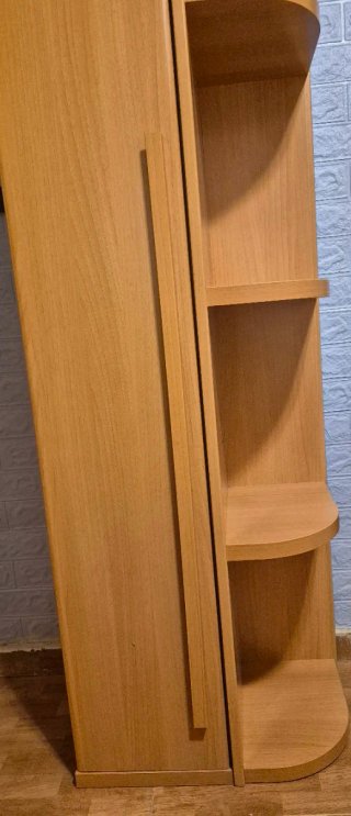 Armario y Estantería Dormitorio Madera