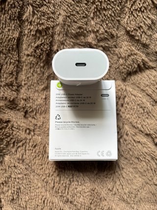 Cargador Apple 20W USB-C nuevo y precintado