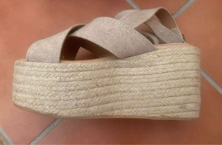 Sandalias STEVE MADDEN Beige Plataforma