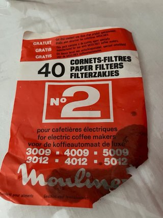 Cafetera Moulinex Futura Vintage Roja