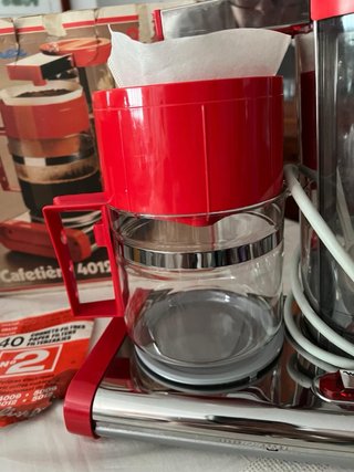 Cafetera Moulinex Futura Vintage Roja
