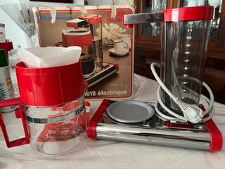 Cafetera Moulinex Futura Vintage Roja