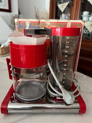 Cafetera Moulinex Futura Vintage Roja