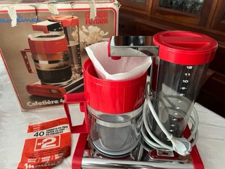 Cafetera Moulinex Futura Vintage Roja
