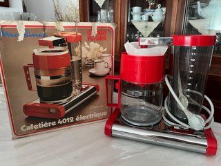 Cafetera Moulinex Futura Vintage Roja