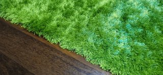 Alfombra Shaggy Verde