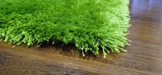 Alfombra Shaggy Verde