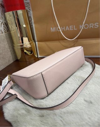Bolso Michael Kors Rosa Cadena Dorado Nuevo
