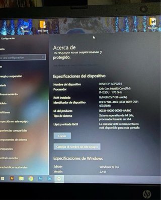 HP 15,6” Full HD, i7-1255U, 16 GB RAM, 512 G SSD